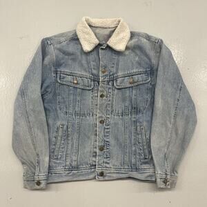 Vintage 80s Todays News Blue Denim Trucker Jacket
